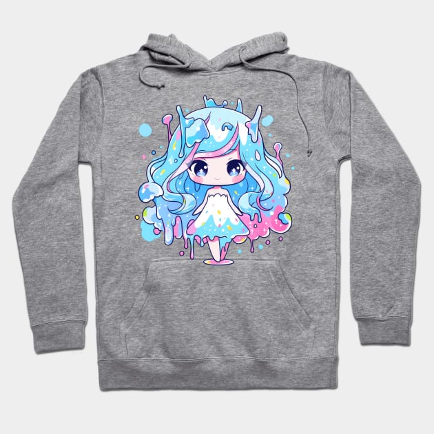 Chibi style Slime Queen Creature Hoodie by SundayDonuts